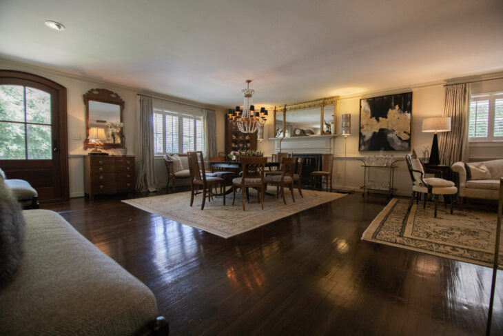 dining room and entry